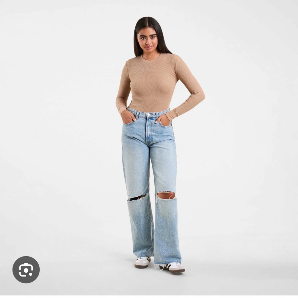 Nuuds Waffle Bodysuit | Cinnamon